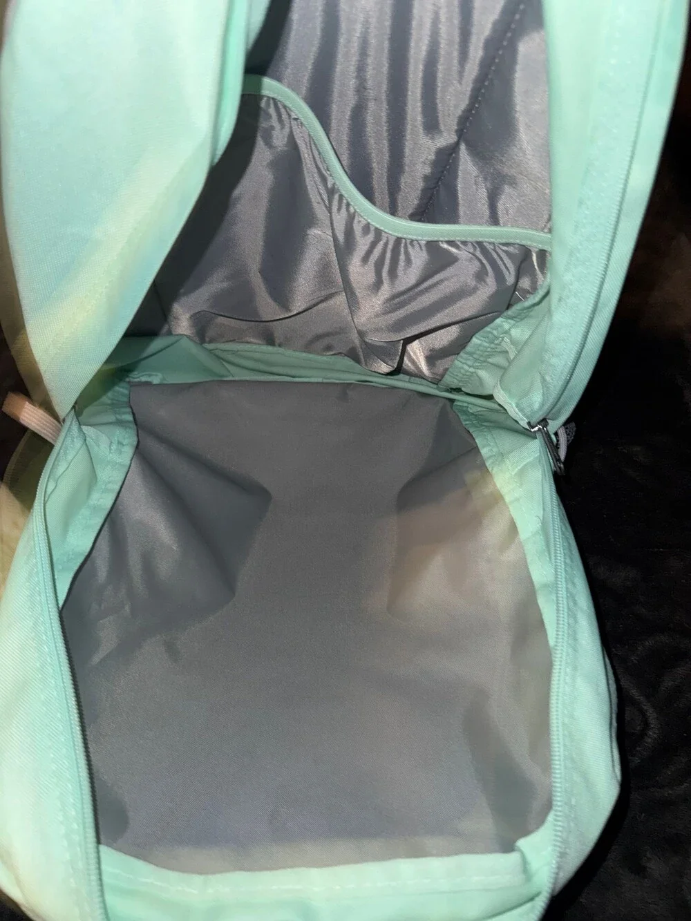 Trans by JanSport Light turquoise Backpack with Gray Straps